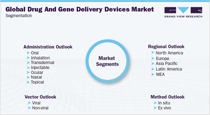 全球药物和基因传递装置市场细分