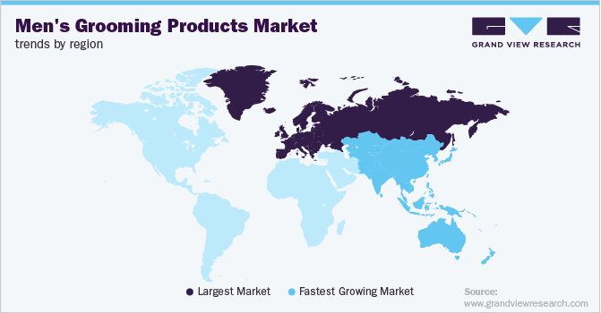 各地区男士美容产品市场趋势